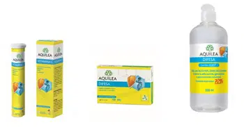AQUILEA BOX UNMESEDIDIFESA 2 AQUILEA VITAMINA C 14 COMPRESSE + 1 AQUILEA DIFESA 30 CAPSULE + 1 AQUILEA SANIGEL POCKET 100 ML AQUILEA BOX UNMESEDIDIFESA 2 AQUILEA VITAMINA C 14 COMPRESSE + 1 AQUILEA DIFESA 30 CAPSULE + 1 AQUILEA SANIGEL POCKET 100 ML