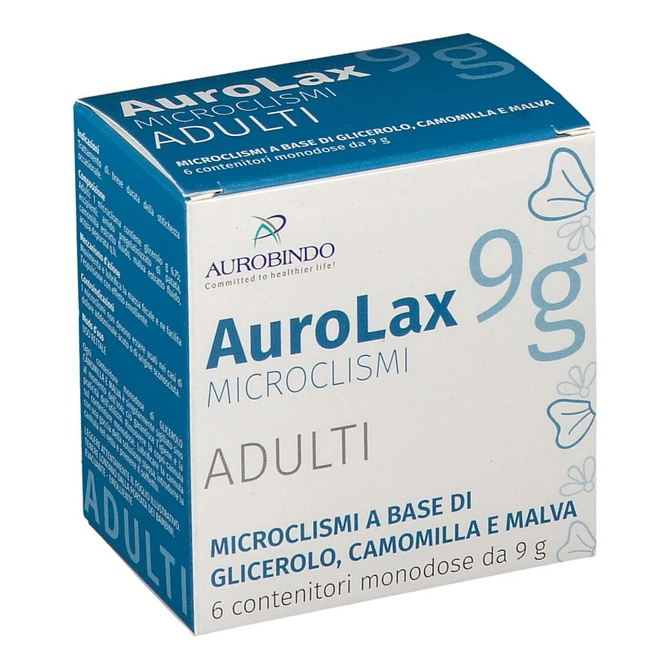 Microclismi Per Adulti Aurolax 6 Contenitori 9 G