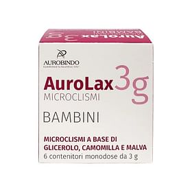 Microclismi Per Bambini Aurolax 6 Contenitori 3 G