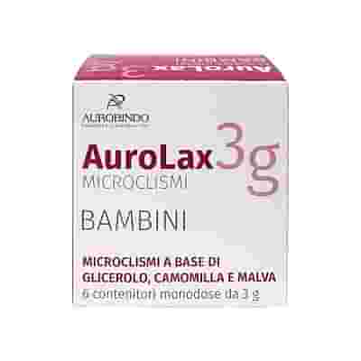 MICROCLISMI PER BAMBINI AUROLAX 6 CONTENITORI 3 G