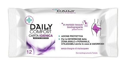 Daily Comfort Carta Igienica 12 Pezzi