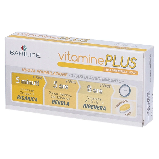 Barilife Vitamine Plus 30 Compresse Trifase