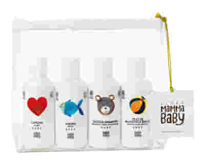 MAMMABABY POCHETTE COSMOS NATURAL 4 FLACONI 100 ML