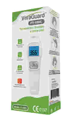 VIVAGUARD TERMOMETRO FRONTALE INFRAROSSI FT 100C