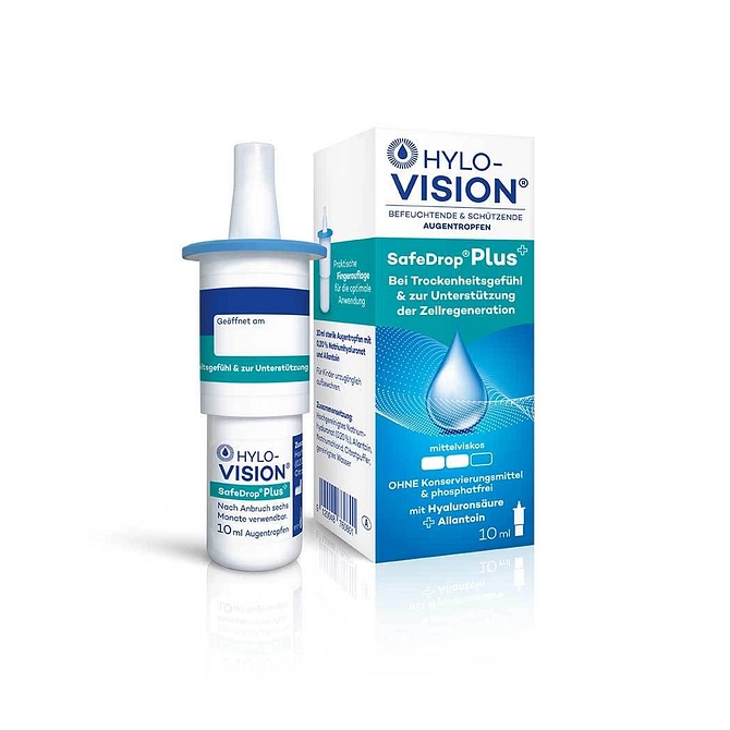 Hylovision Safe Drop Plus Collirio Idratante E Protettivo 10 Ml
