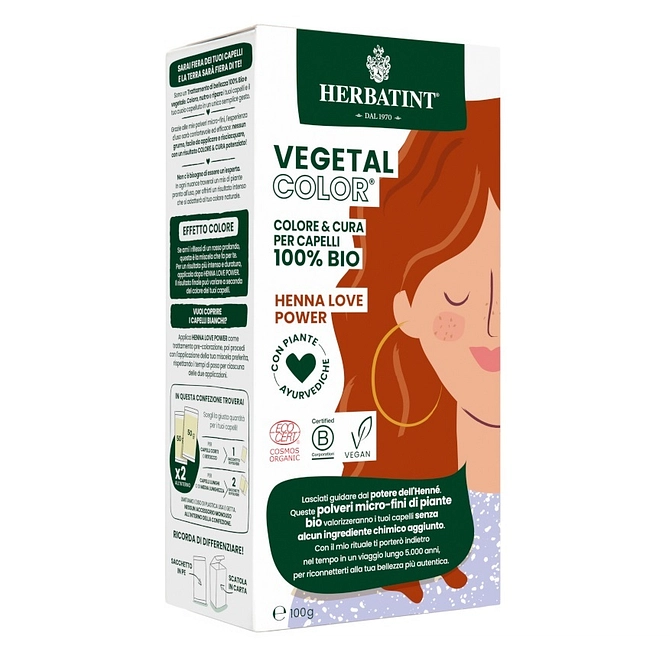 Herbatint Vegetal Color Henna Love Power Ita 100 G