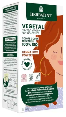 HERBATINT VEGETAL COLOR HENNA LOVE POWER ITA 100 G HERBATINT VEGETAL COLOR HENNA LOVE POWER ITA 100 G