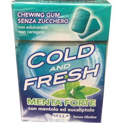 COLD AND FRESH CHEWING GUM SENZA ZUCCHERO 20 PEZZI COLD AND FRESH CHEWING GUM SENZA ZUCCHERO 20 PEZZI