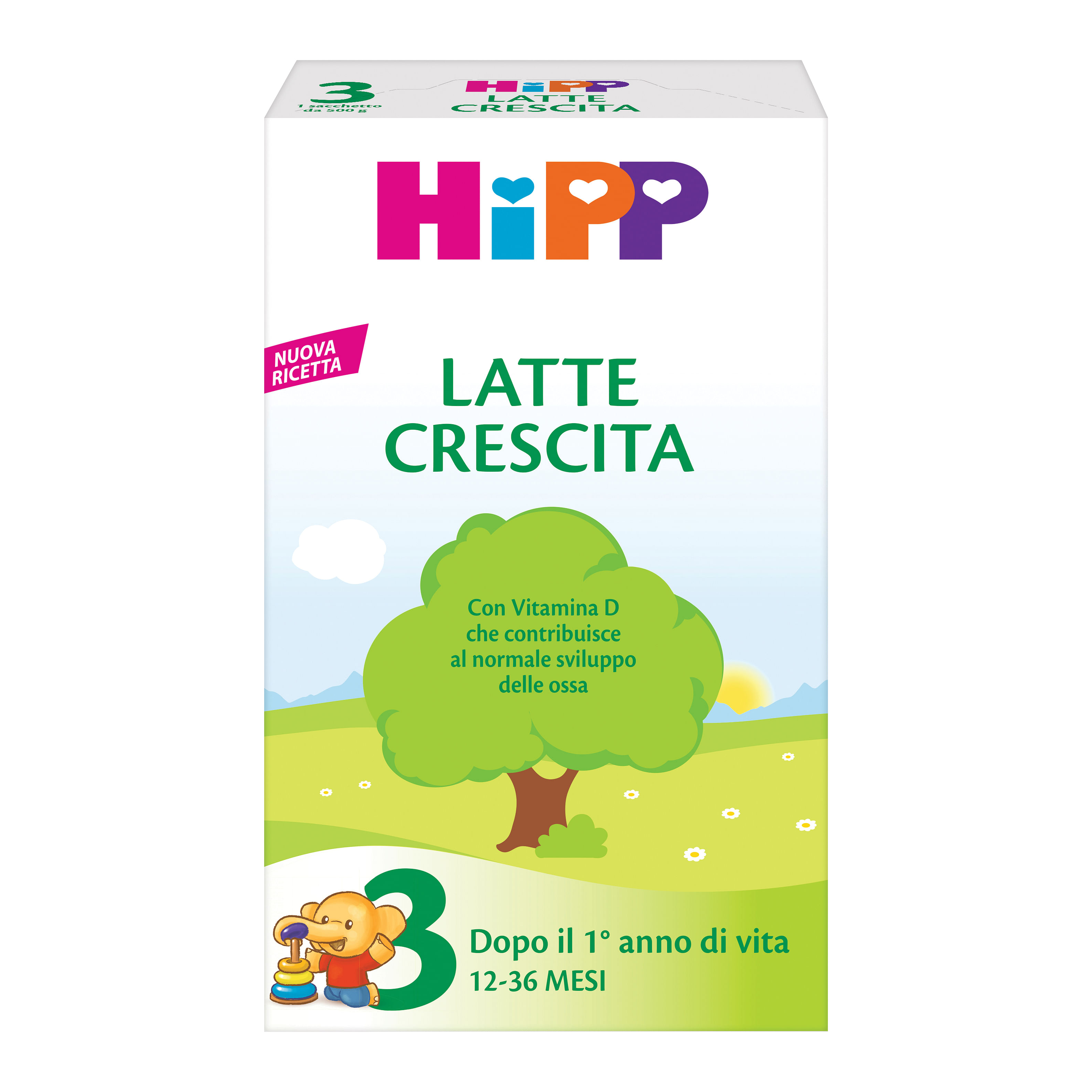 Hipp 3 Latte Crescita 500 G