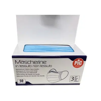 MASCHERINA TESSUTO NON TESSUTO PIC 50 PEZZI MASCHERINA TESSUTO NON TESSUTO PIC 50 PEZZI