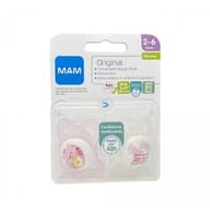 MAM SUCCHIETTO ORIGINAL 2-6 MESI SILICONE FEMMINA 2 PEZZI