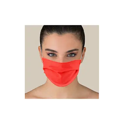 SET 2 MASCHERINA AD PAINT COTONE CORALLO LINEA ORO SET 2 MASCHERINA AD PAINT COTONE CORALLO LINEA ORO
