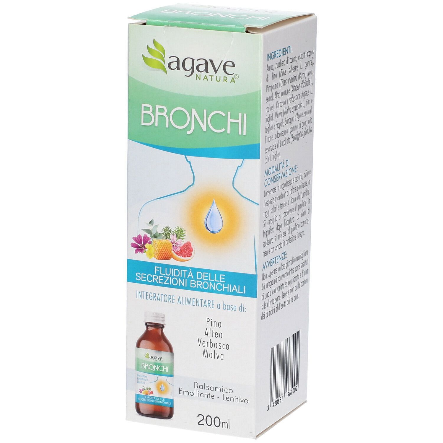 Agave Natura Sciroppo Bronchi 200 Ml