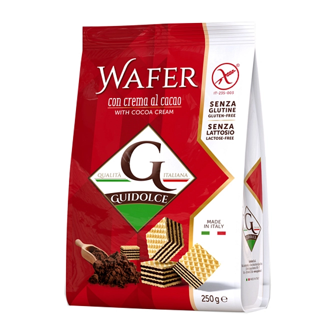 Wafer Con Crema Al Cacao 250 G