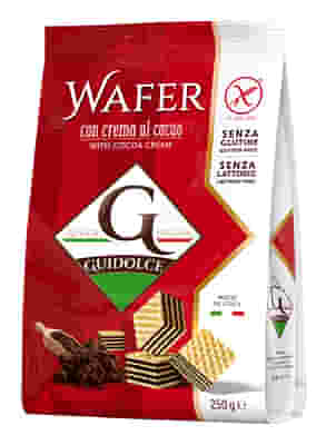 WAFER CON CREMA AL CACAO 250 G