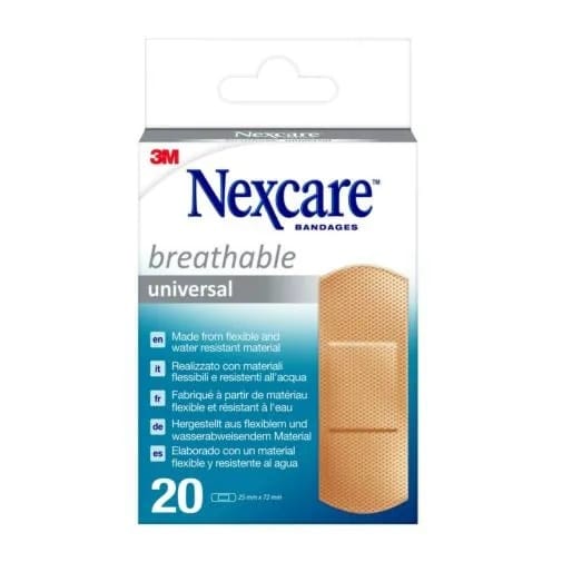Cerotto Preparato Nexcare Universal Assortiti 10 Cerotto 19 X72 Mm + 6 Cerotto 25 X72 Mm + 4 Cerotto Tondi 22 Mm