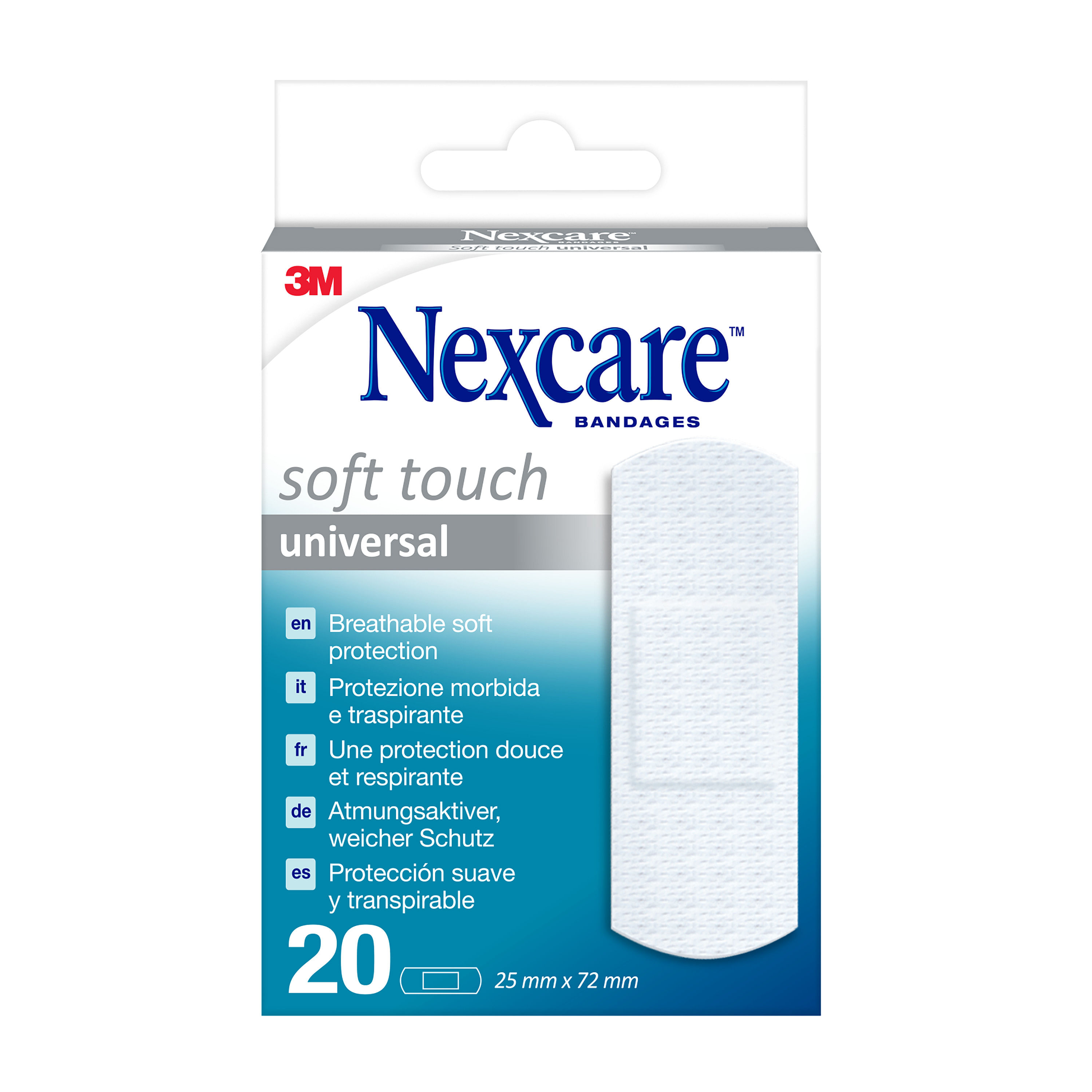 Cerotto Preparato Nexcare Soft N0520 Ns 1 25 X72 Mm