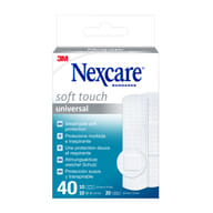 CEROTTO PREPARATO NEXCARE SOFT TOUCH UNIVERSAL 3 MISURE 20 CEROTTI 19X72MM + 10 CEROTTI 25X72MM + 10 CEROTTI TONDI 22,5 MM