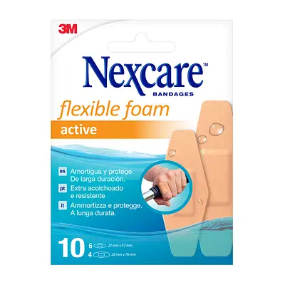 CEROTTO PREPARATO NEXCARE ACTIVE 360 GRADI N1010ASDX02 ASSORTITI 2 MISURE 6 CEROTTI 22X57MM + 4 CEROTTI 28X76MM CEROTTO PREPARATO NEXCARE ACTIVE 360 GRADI N1010ASDX02 ASSORTITI 2 MISURE 6 CEROTTI 22X57MM + 4 CEROTTI 28X76MM
