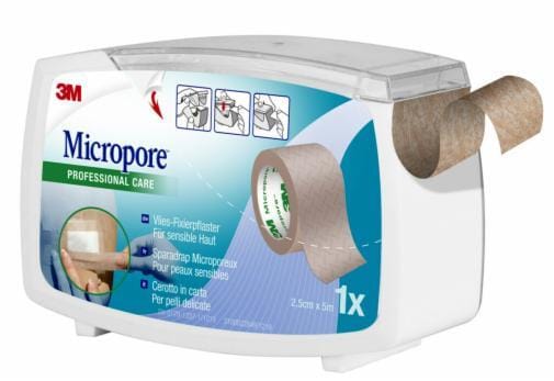 Cerotto In Carta Micropore Surgical Tape Tan M5 X25 Mm Dispenser