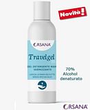 TRAVELGEL 70 DETERGENTE MANI IGIENIZZANTE 80 ML