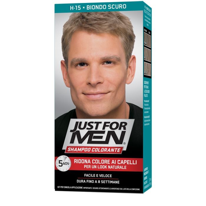JUST FOR MEN SHAMPOO COLORANTE H15 BIONDO SCURO
