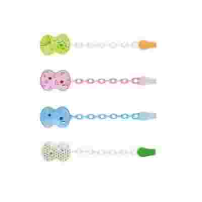 CHICCO CLIP CON CATENELLA MIXED COLORS NEW 2020