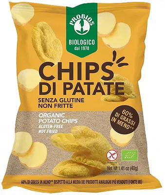 PROBIOS CHIPS PATATE 40 G PROBIOS CHIPS PATATE 40 G