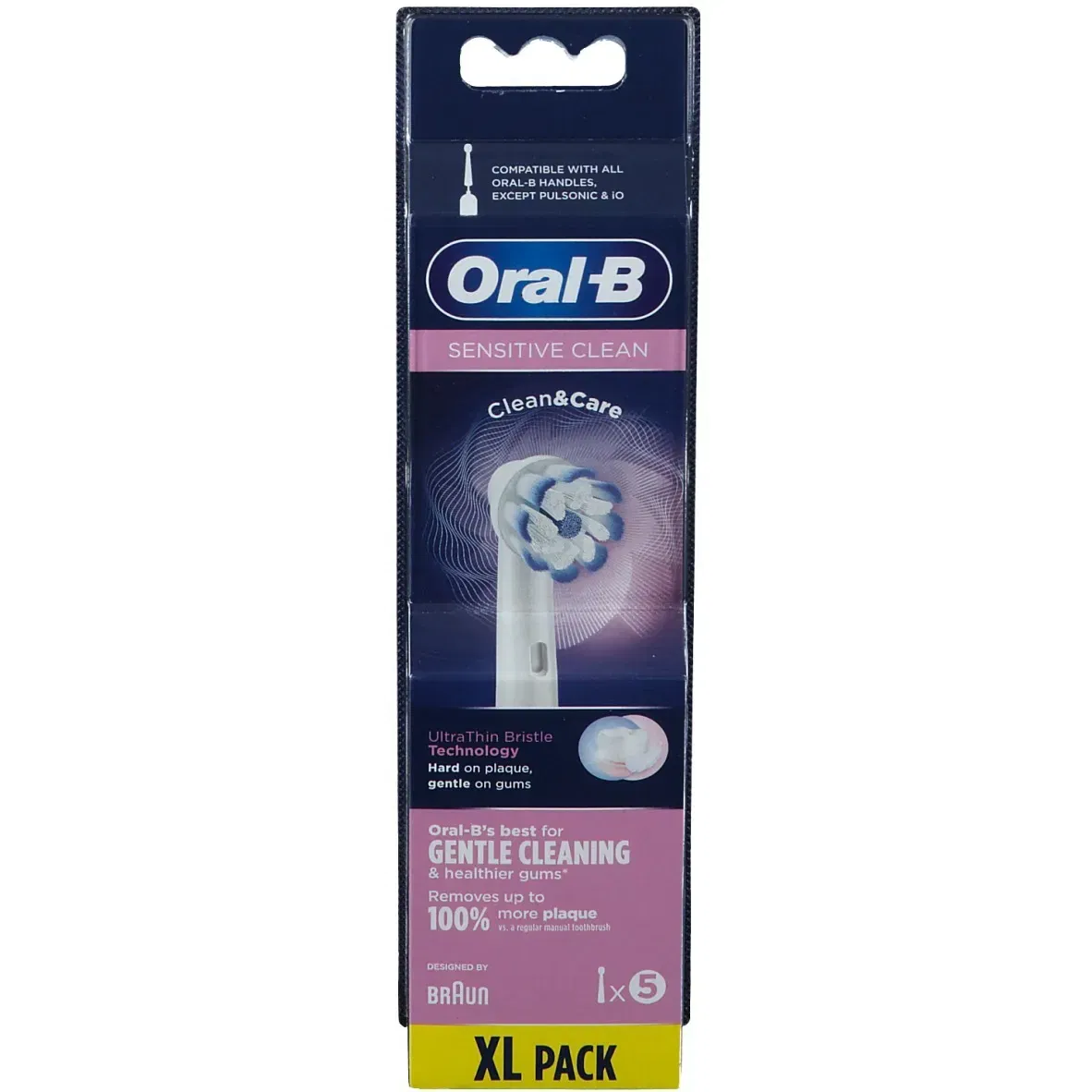 ORALB SENSITIVE CLEAN EB60 TESTINE PER SPAZZOLINO ELETTRICO 5 PEZZI
