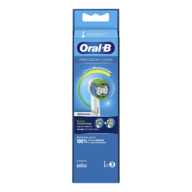 Oralb Precision Clean Eb20 Testina Per Spazzolino Elettrico 3 Pezzi