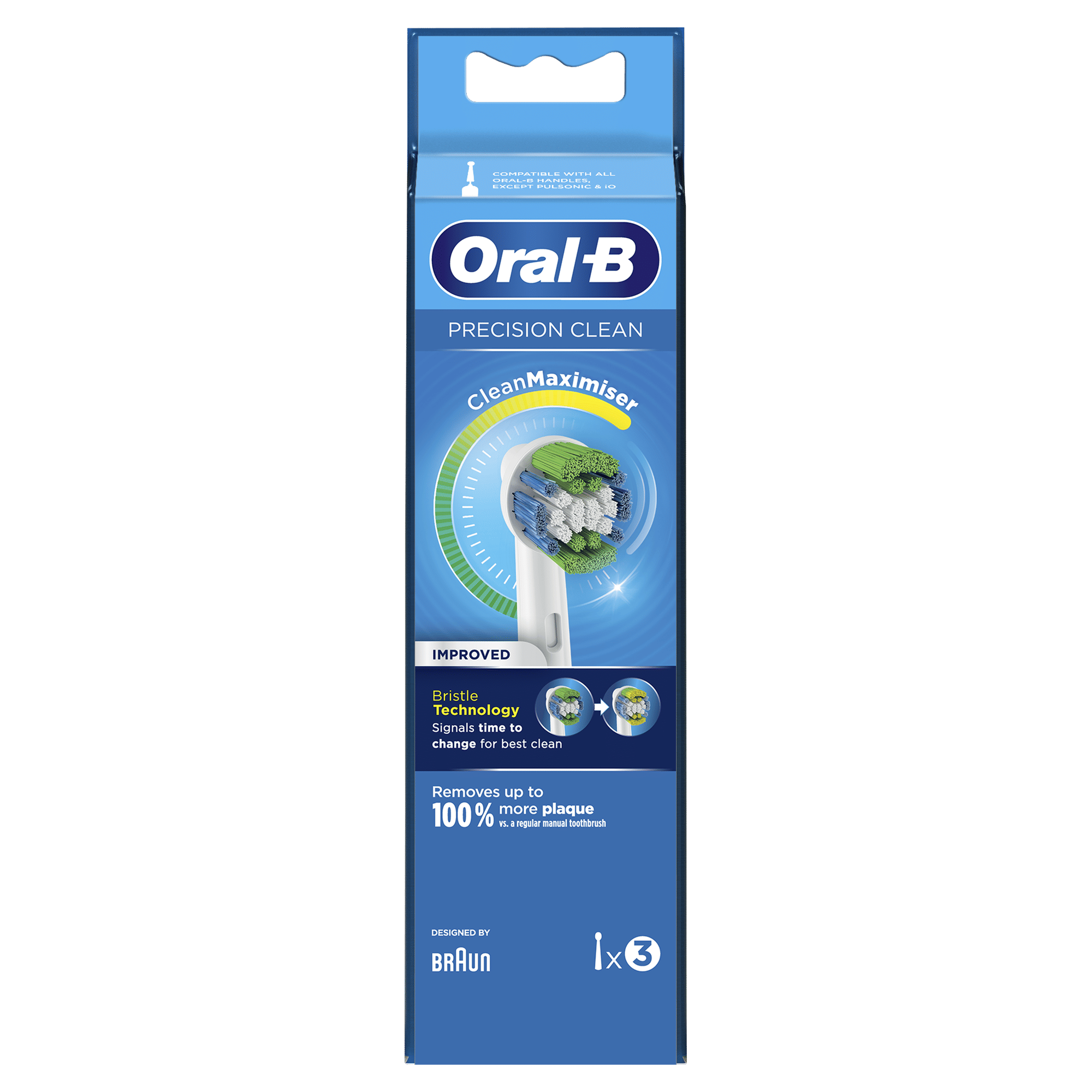 Oralb Precision Clean Eb20 Testina Per Spazzolino Elettrico 3 Pezzi