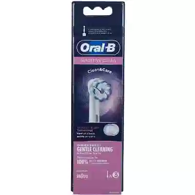 ORALB SENSITIVE CLEAN EB60 TESTINE PER SPAZZOLINO ELETTRICO 3 PEZZI