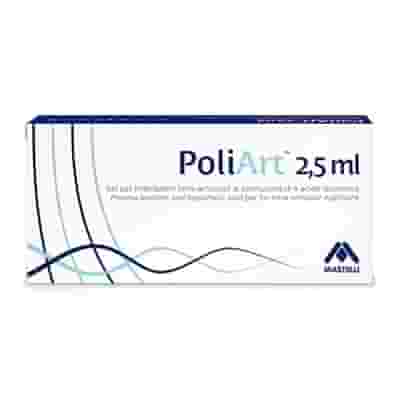 SIRINGA INTRA-ARTICOLARE PRERIEMPITA POLIART 2,5ML POLINUCLEOTIDI 10MG/ML E ACIDO IALURONICO 10MG/ML 2,5 ML