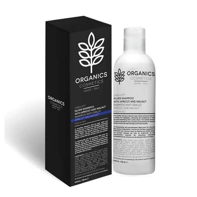 Organics Silver Shampoo With Walnut And Apricot Anti Giallo 250 Ml