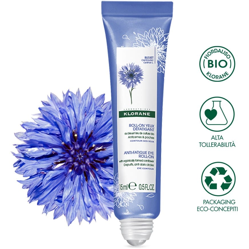 KLORANE ROLL ON DEFATICANTE OCCHI FIORDALISO BIO 15 ML