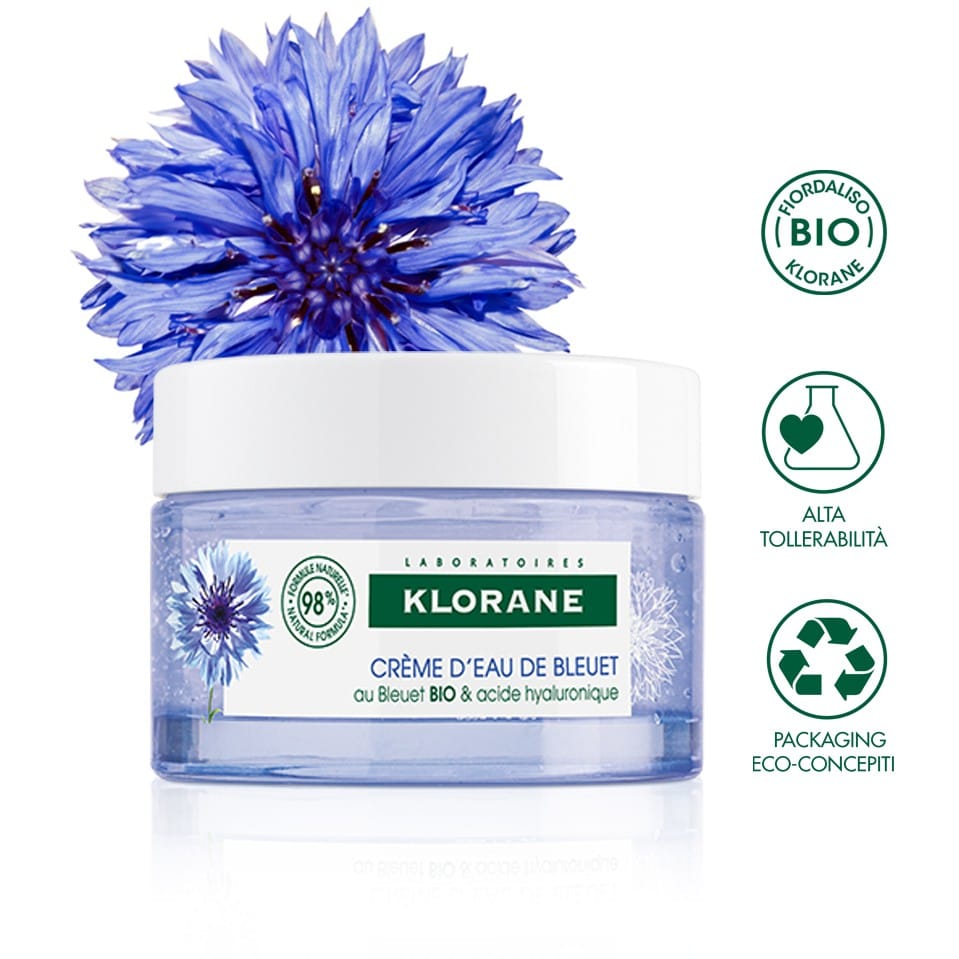 KLORANE GEL CREMA RISVEGLIO FRESCO FIORDALISO BIO ACIDO IALURONICO 50 ML