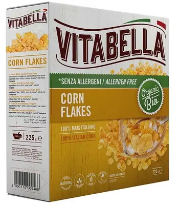 VITABELLA CORN FLAKES FIOCCHI DI MAIS 300 G VITABELLA CORN FLAKES FIOCCHI DI MAIS 300 G