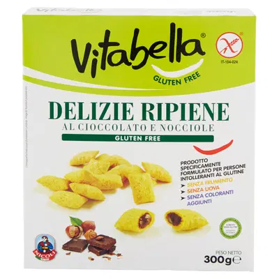 VITABELLA DELIZIE CIOCCOLATO/NOCCIOLE 300 G VITABELLA DELIZIE CIOCCOLATO/NOCCIOLE 300 G