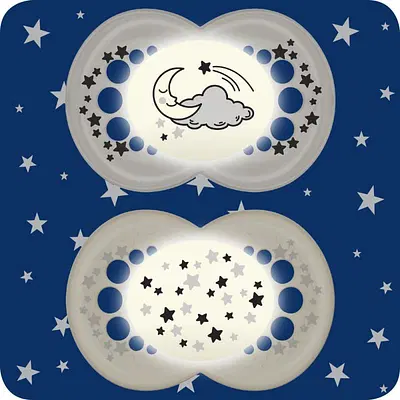 MAM ORIGINAL NIGHT 6+ NEUTRO CAUCCIU DOPPIO MAM ORIGINAL NIGHT 6+ NEUTRO CAUCCIU DOPPIO