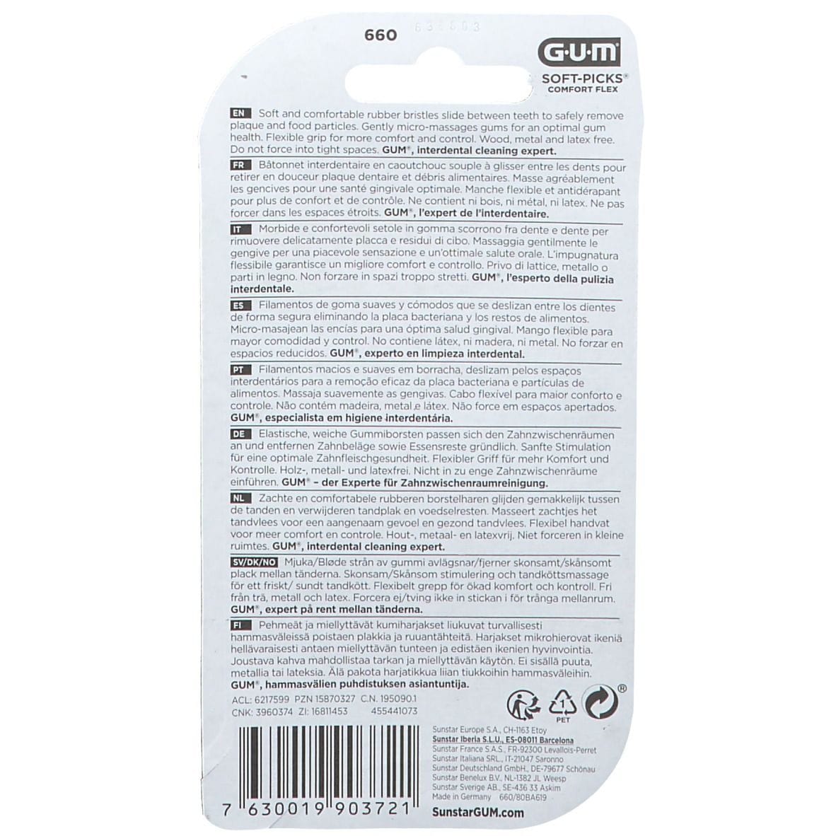 GUM COMFORT FLEX REGULA 80 PEZZI