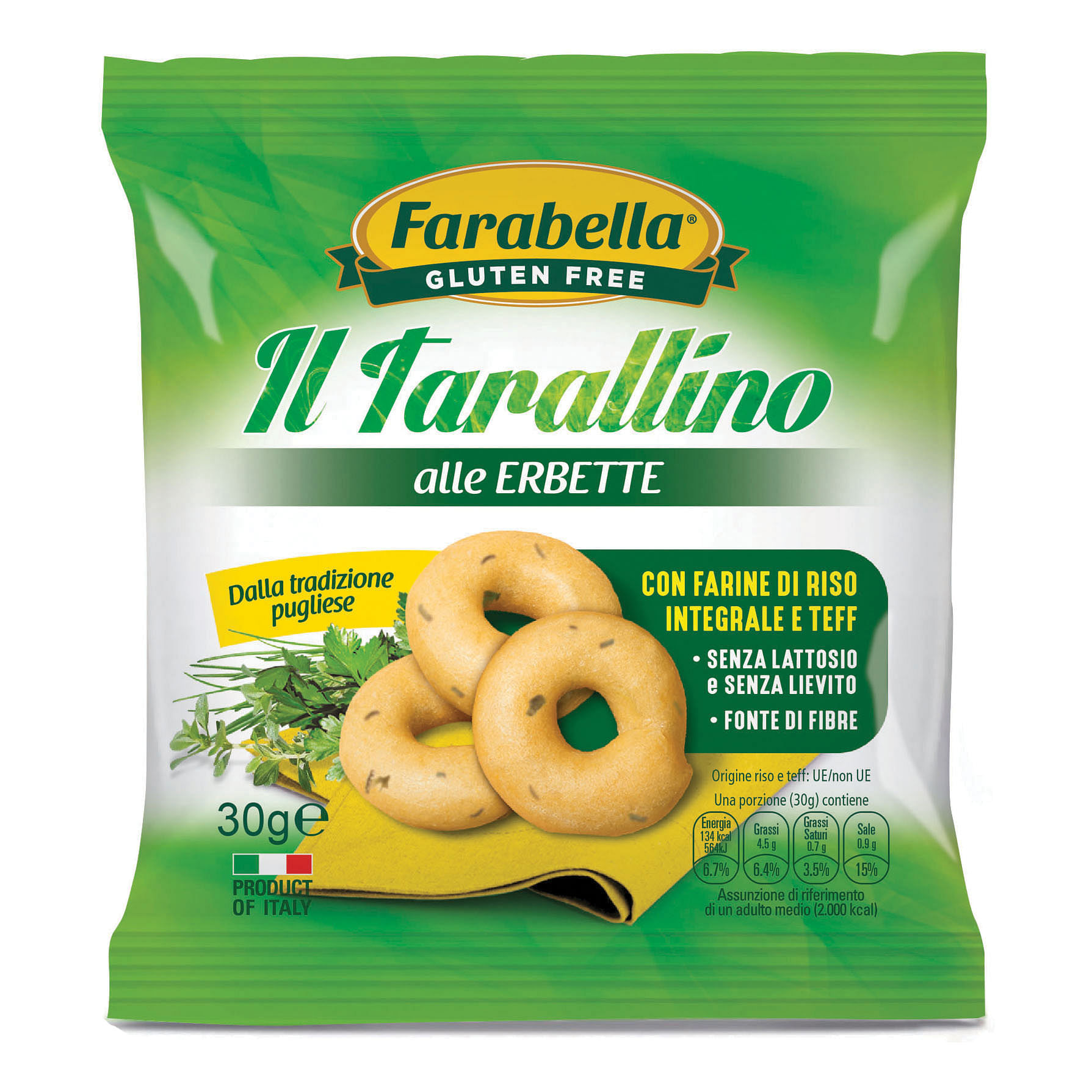 Farabella Il Tarallino Erbette 30 G