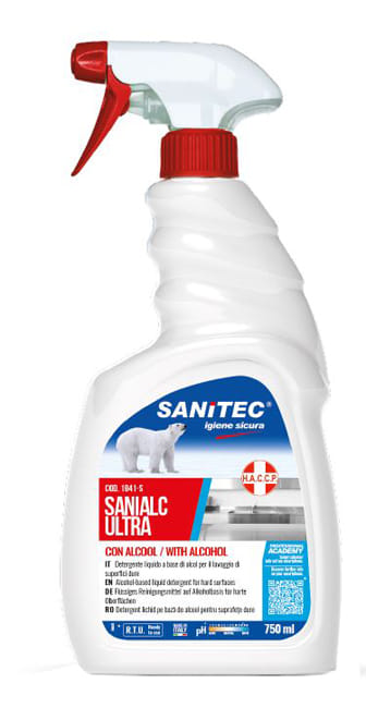 SANIALC ULTRA DETERGENTE IDROALCOLICO PER SUPERFICI 750 ML