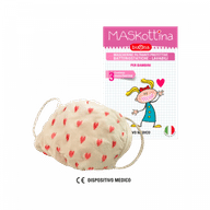 MASCHERINA FILTRANTE PROTETTIVA LAVABILE MASKOTTINA BAMBINA 3 PEZZI
