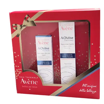 AVENE EAU THERMALE COFANETTO ANTI-AGE VISO 1 A-OXITIVE CREMA 30 ML + 1 CONTORNO OCCHI 15 ML AVENE EAU THERMALE COFANETTO ANTI-AGE VISO 1 A-OXITIVE CREMA 30 ML + 1 CONTORNO OCCHI 15 ML
