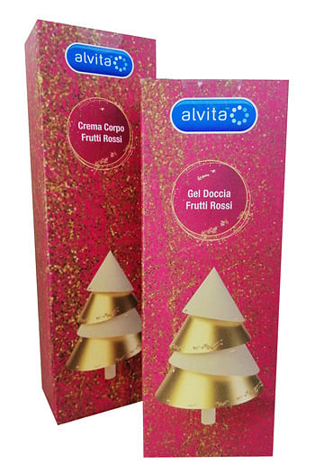 Alvita Gel Doccia Natale Frutti Rossi 300 Ml