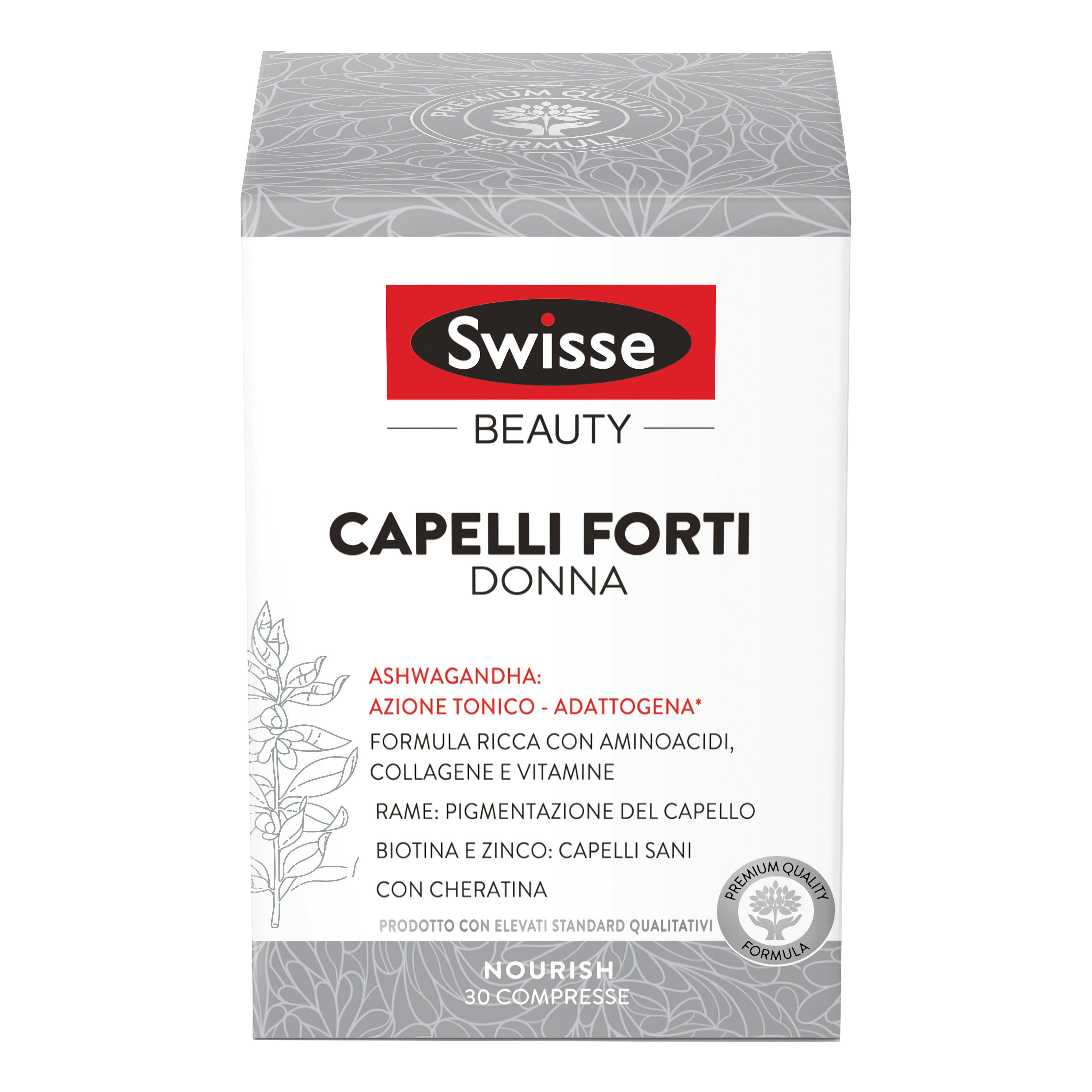 Swisse Capelli Forti Donna 30 Compresse