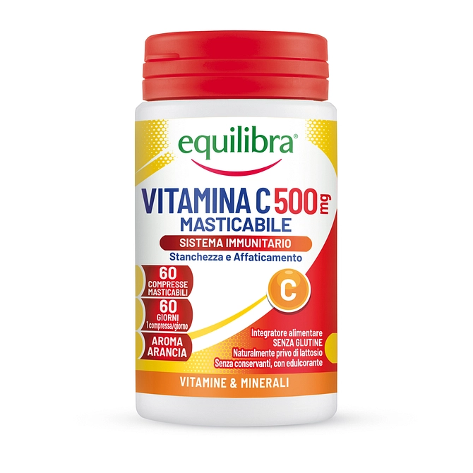 Equilibra Vitamina C 500 Mg, 60 Compresse Masticabili
