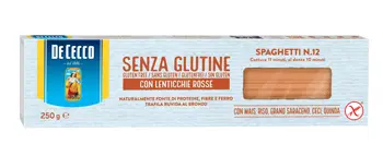DE CECCO SPAGHETTI N12 LENTICCHIE ROSSE 250 G DE CECCO SPAGHETTI N12 LENTICCHIE ROSSE 250 G