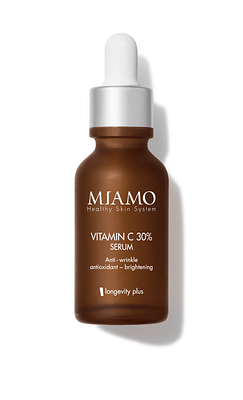 MIAMO HEALTHY SKIN SYSTEM VITAMIN C 30% SERUM ANTI WRINKLE ANTIOXIDANT BRIGHTENING LONGEVITY PLUS 30 ML