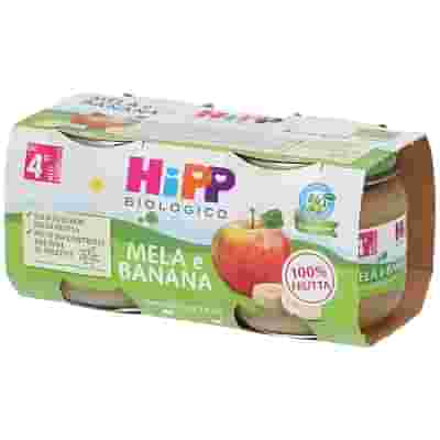 HIPP BIO OMOGENEIZZATO MELA/BANANA 2X80 G